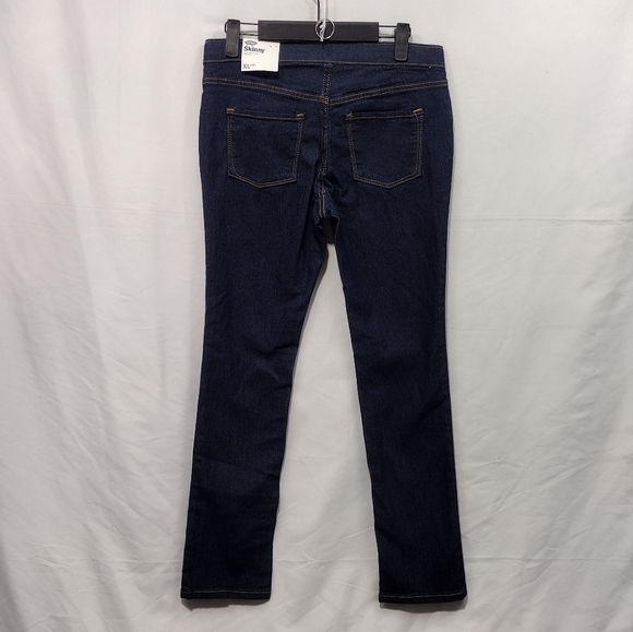 NWT Old Navy Skinny Pull On Jeans Girls 14 Blue Comfy Casual 90s Y2K - Picture 4 of 9